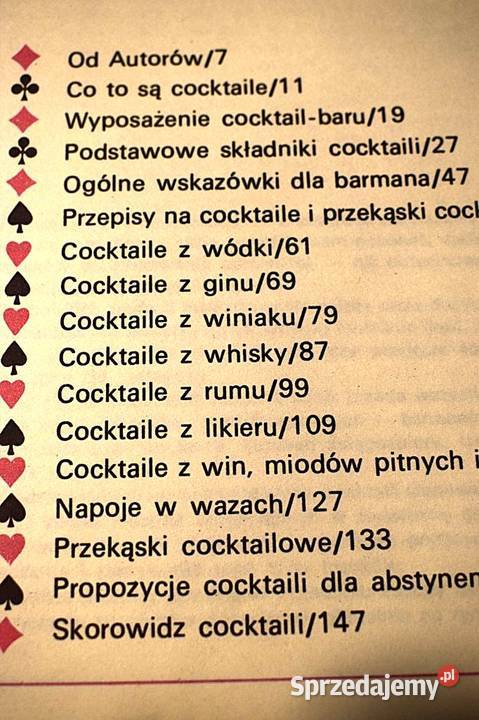 Cocktaile poncze likiery grogi nalewki piwo Chełmno