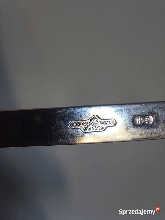 5 łyżek z kwiatami Gerlach stainless nierdzewne Poznań sprzedam