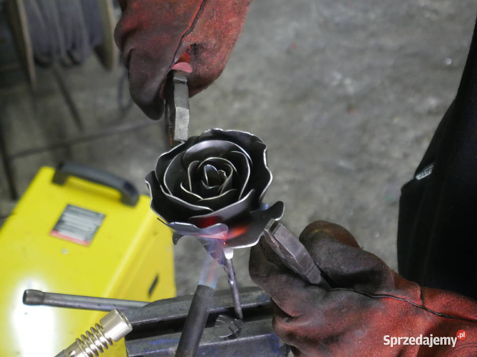 Wieczna Róża Surowa Stal Rękodzieło Leszno sprzedam