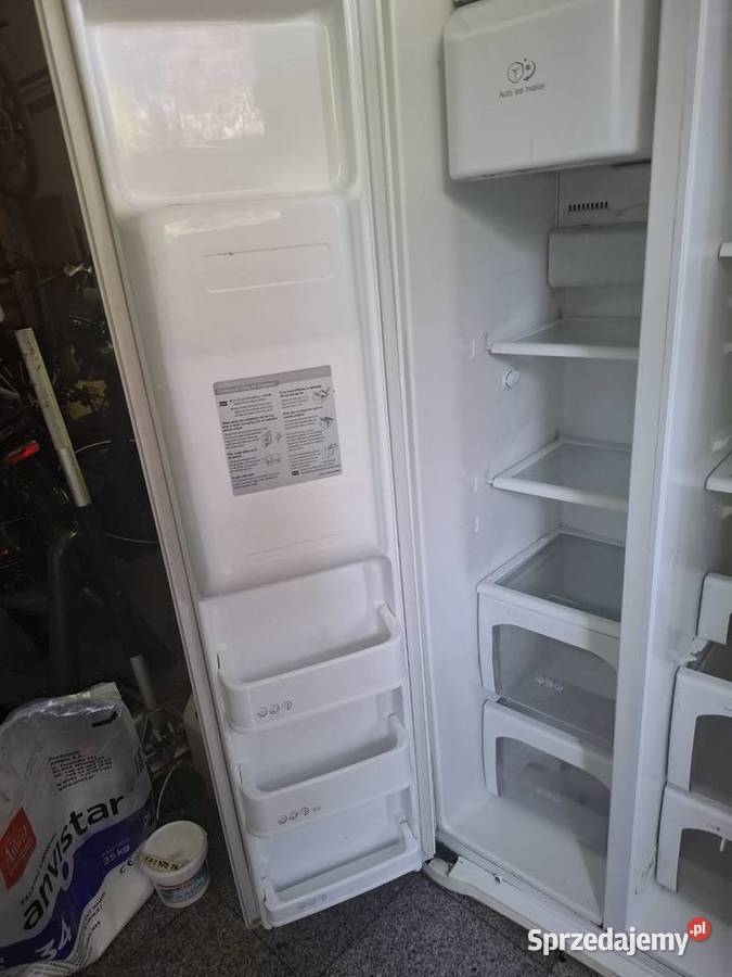 Lodówka Zamrazarka LG dwuskrzydłowa kostkarka wolnostojące Chorągwica