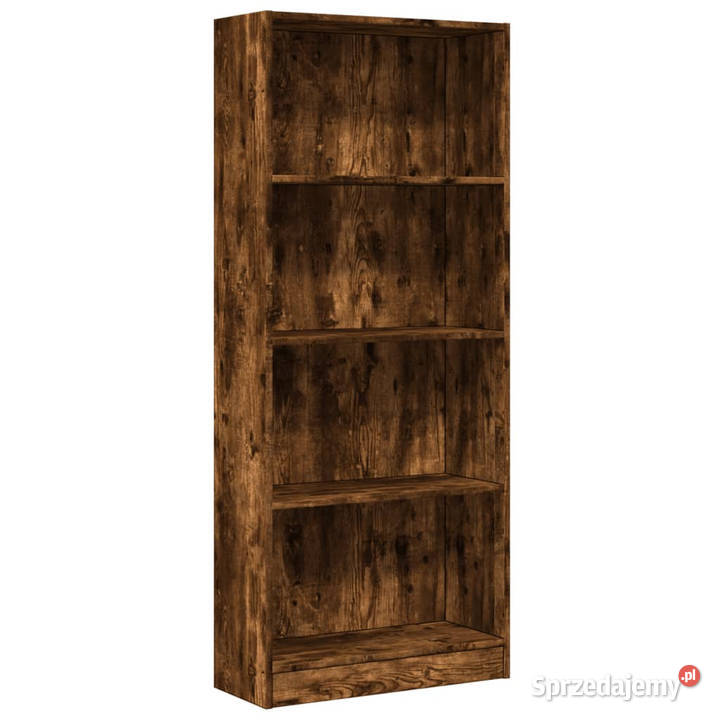 Regał przydymiony dąb 60x24x143 materiał Regały mazowieckie