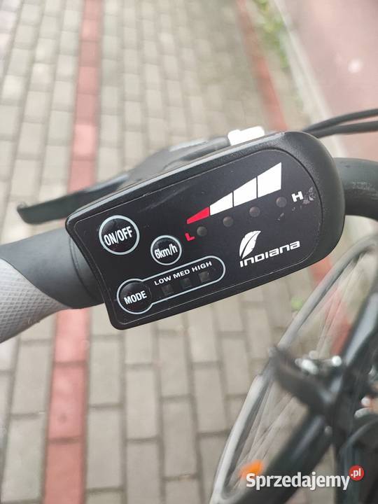 Rower elektryczny indiana miejski 20 na baterii