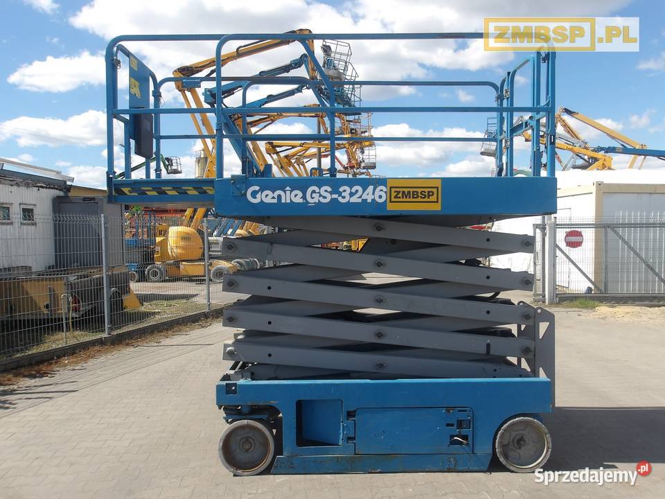 Podnośnik nożycowy zwyżka 12m Genie GS3246 Rok produkcji 2014 Dźwigi, podnośniki Pleszew