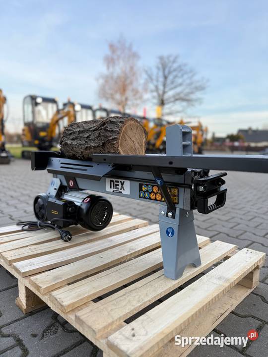 Łuparka pozioma NEX 7 ton 2300W średnica drewna Halinów