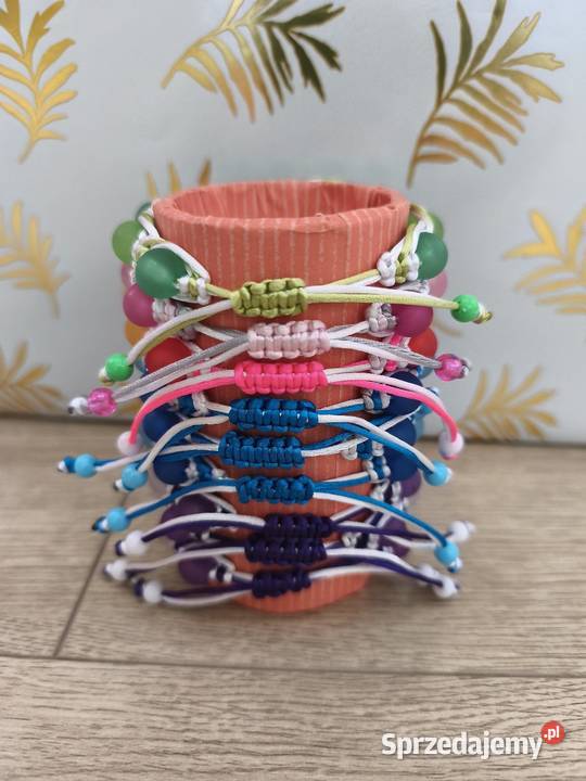 Bransoletki ręcznie robione Różne wzory dolnośląskie Żarki Średnie