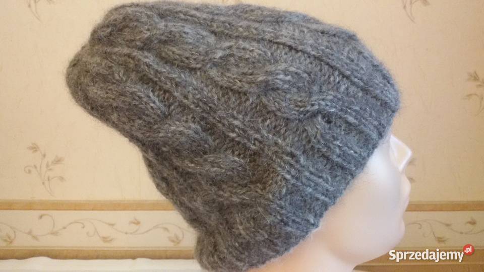 Czapka z Alpaki ręcznie robiona mazowieckie