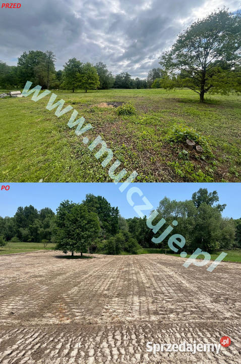 Mulczer leśny wgłębny powierzchniowy Karczowanie Kraków