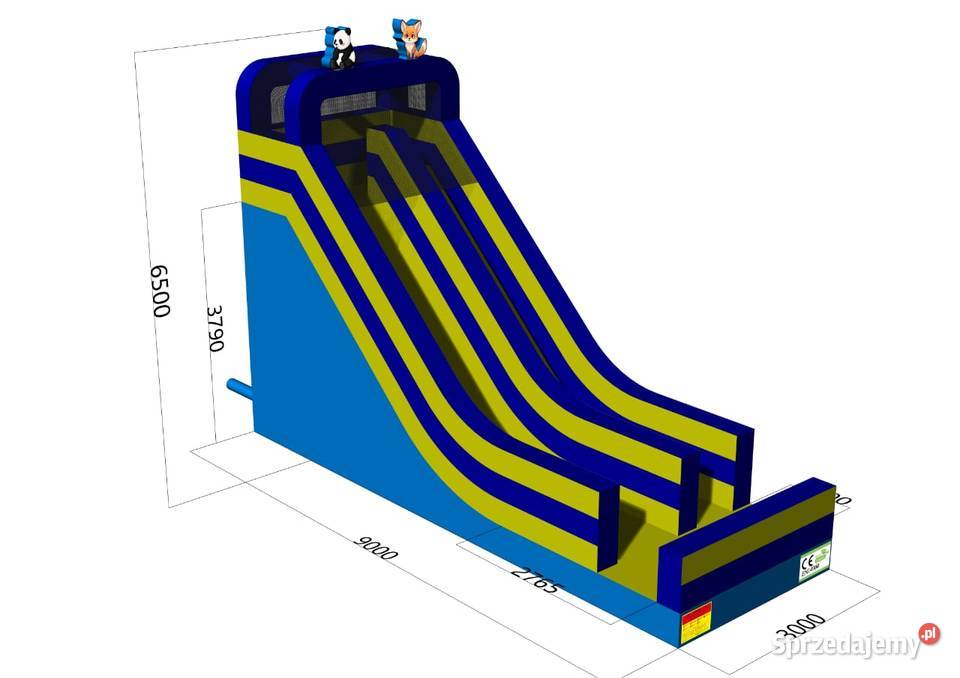 dmuchana zjeżdżalnia dmuchaniec dzieci Zabawki ogrodowe Lubartów