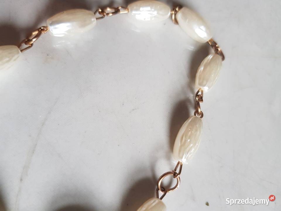 bransoletka z perłowej masy koraliki galanteria Kielce