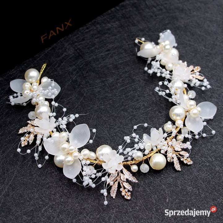 Ozdoba do włosów wianek tiara diadem ślub wesele zachodniopomorskie