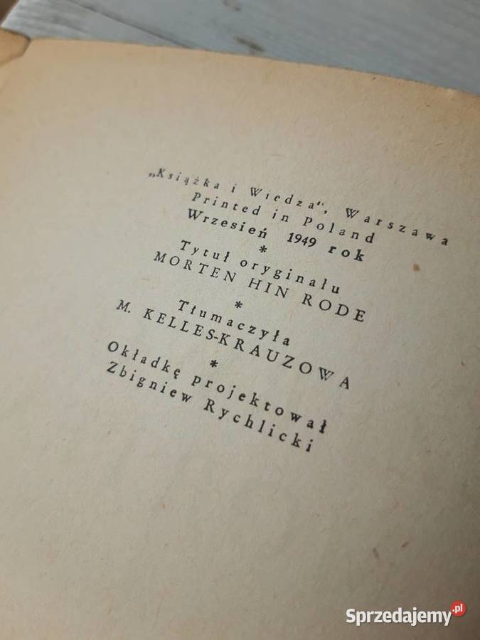 Czerwony Morten Martin Andersen Nexo 1949 Bielsko-Biała