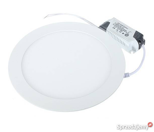 PANEL LED 18W LAMPA OPRAWA SUFITOWA PODTYNKOWY biały