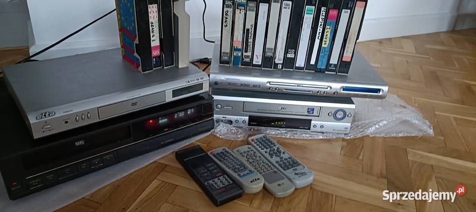 2 Magnetowid LG i GoldStar i 2 DVD kolekcjonera Warszawa