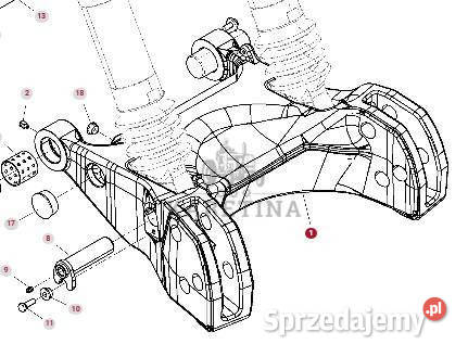 Fendt 930 933 936 939 942 GEN 7 Rama Przedniego wielkopolskie Jastrzębniki