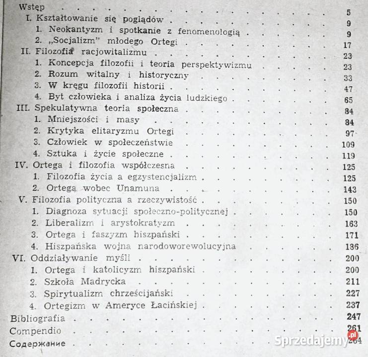 Jose Ortega y Gasset i kryzys ideologii sprzedam