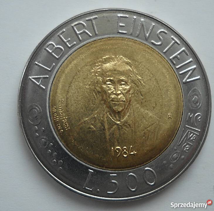 SAN MARINO500 LIRÓW1984 r BIMETAL ALBERT Legionowo