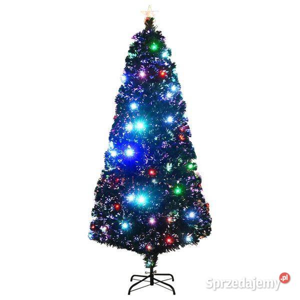 vidaXL Sztuczna choinka z LED i stojakiem 180 sprzedam