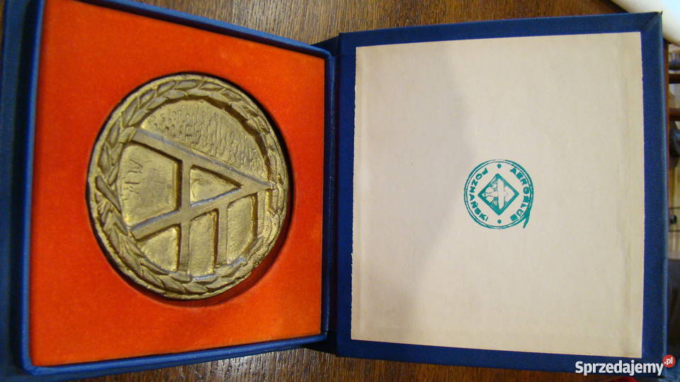 Medal okolicznościowy LOT PNZACH POLSKI Poznań Krotoszyn