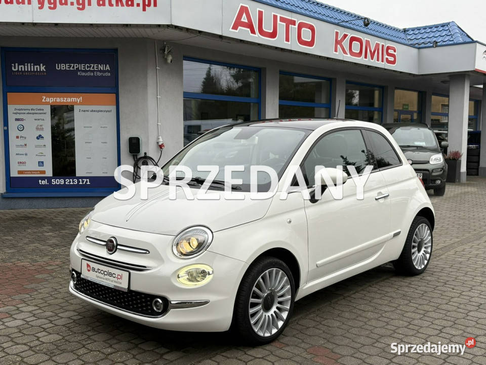 Fiat 500 Rezerwacja I 2007 światła do jazdy dziennej Tarnowskie Góry