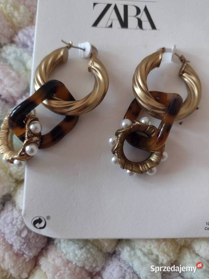 ZARABogato zdobione kolczyki wieczorowe NOWE Kraków