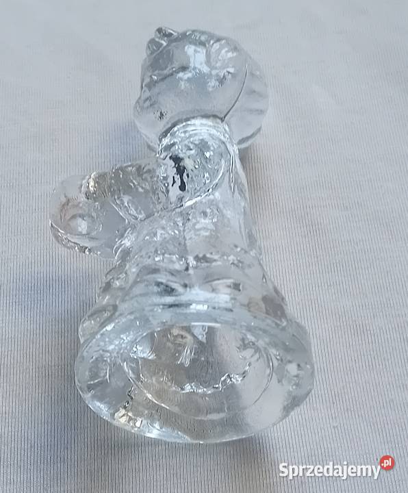 Szklana figurka świeczik Kosta Boda Biedermann Koźminek
