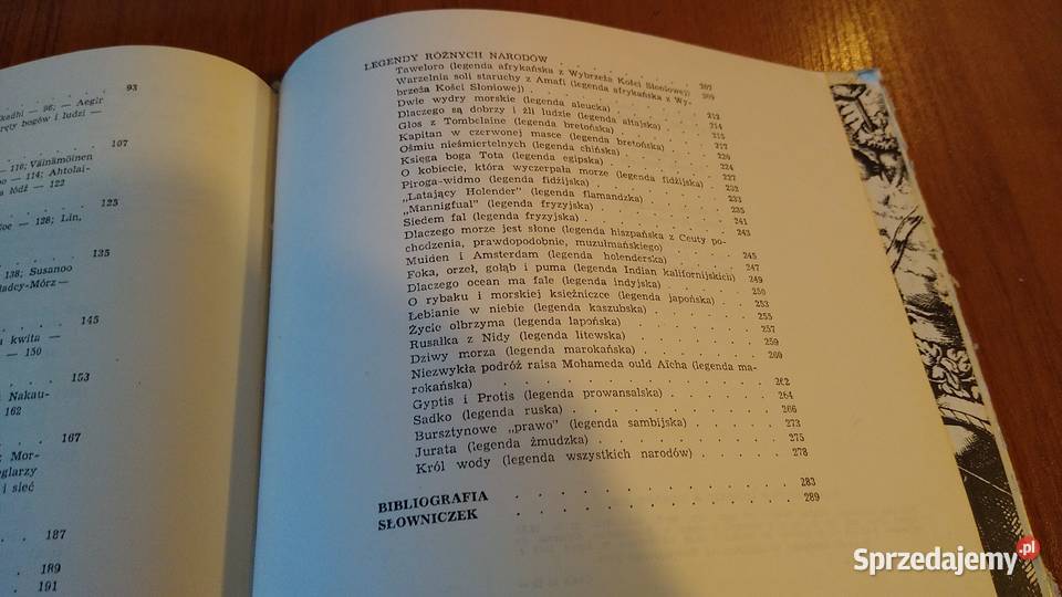 Mity i legendy morskie Zofia Drapella twarda Rok wydania 1972 pomorskie Gdańsk