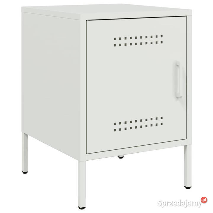 Szafka nocna biała 36x39x505 stal WM842920 Warszawa