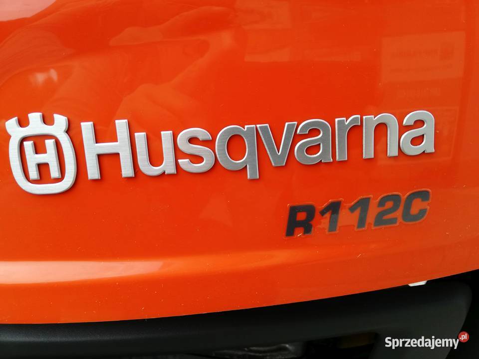 Powystawowy Rider Husqvarna R112C5 z pługiem Kobiele Wielkie sprzedam