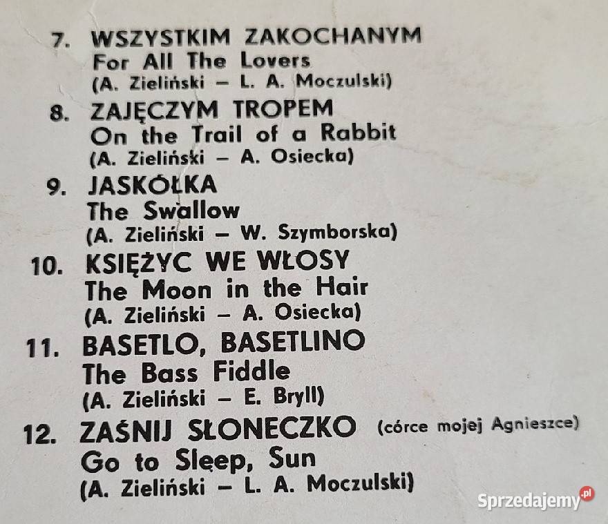 Skaldowie Wszystkim Zakochanym płyta winylowa z Chełmno sprzedam