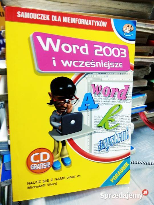 Word 2003 i wcześniejsze unikatowe książki Warszawa sprzedam