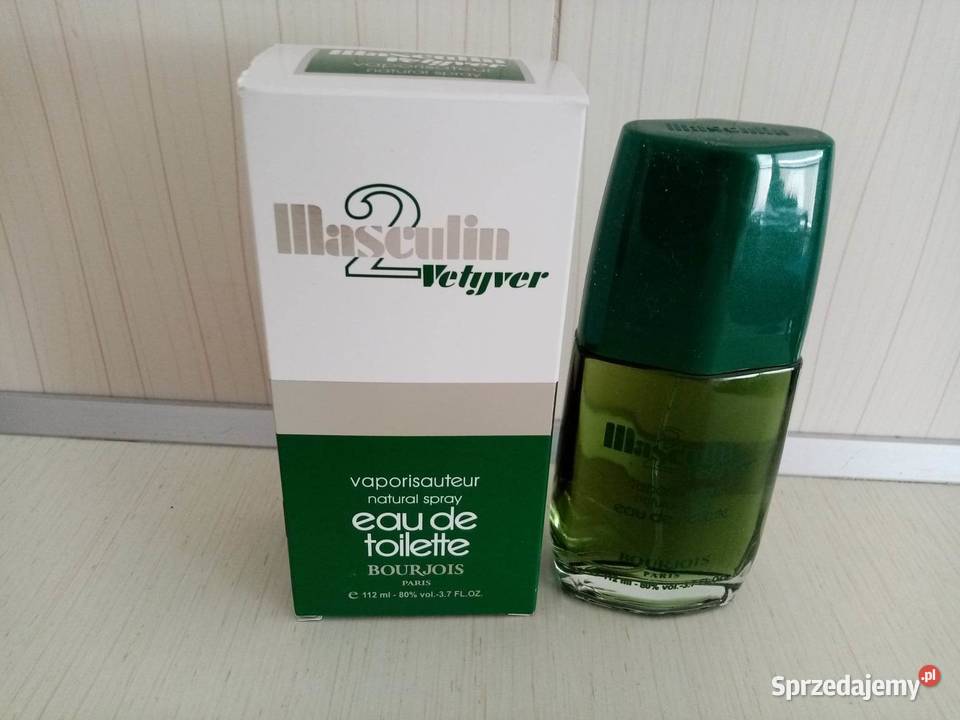 Masculin Vetyver Bourjois 112ml nowy Pruszcz Gdański