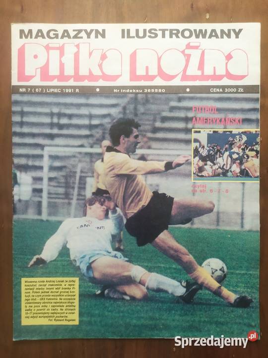 Piłka Nożna Magazyn rocznik 1991 kompletny
