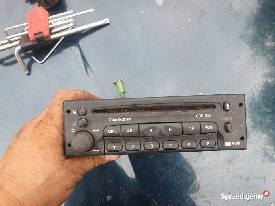 Radio oryginalne Opel Delco CDR500 1 Din Astra G Kraków