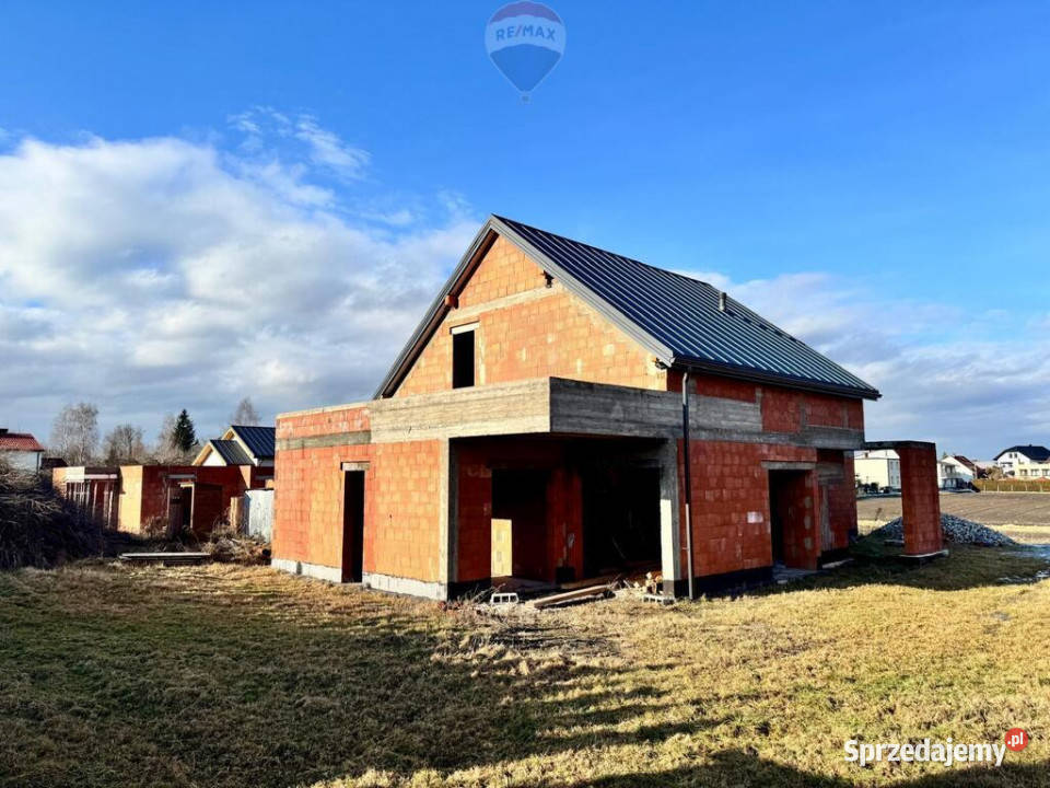 Nowoczesny dom z garażem Czarków gm Pszczyna pustak Sprzedaż
