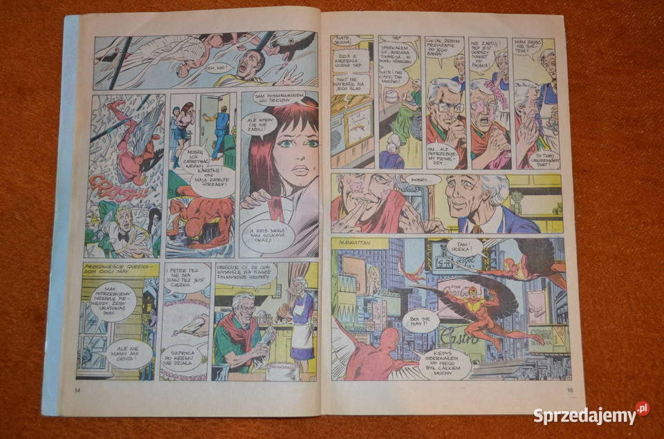 Komiksy MARVEL zestaw 5 zeszytów Polskie Ostrołęka sprzedam