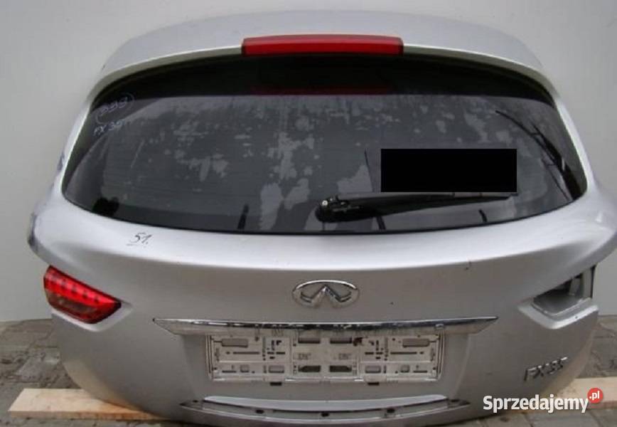 KLAPA TYŁ POKRYWA BAGAŻNIKA INFINITI QX70 FX30 Nowy Tomyśl