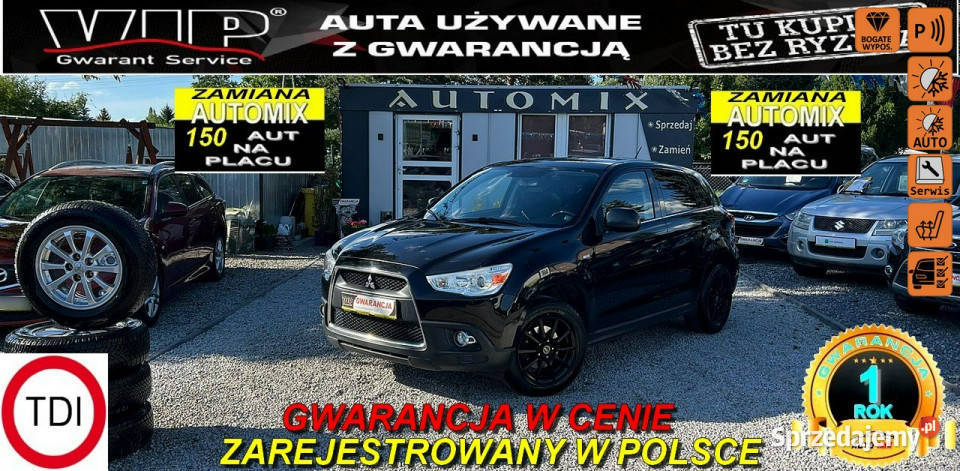Mitsubishi ASX SPRZEDANY 18 Dies 2 X koła Super czujnik zmierzchu Świdnica