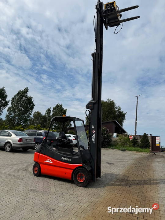 wózek widłowy elektryczny LINDE E25 Triplex 590m łódzkie Działoszyn