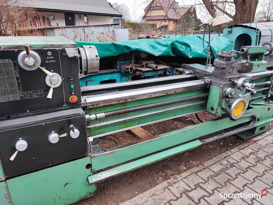 Tokarka Cu 580 x 2000 dwie Tur 50 Tud 50 Tug 40 Produkcja Maków Podhalański