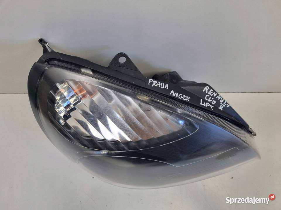 LAMPA PRAWA Renault Clio II lift 0112 PRZEDNIA osobowe Lampy przednie lubelskie Rudka