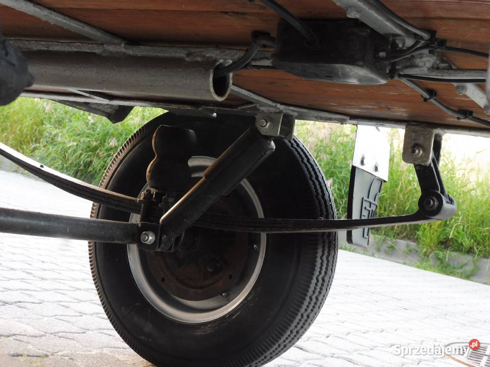 Przyczepka Lekka do 750 resor plandeka piękna Iława