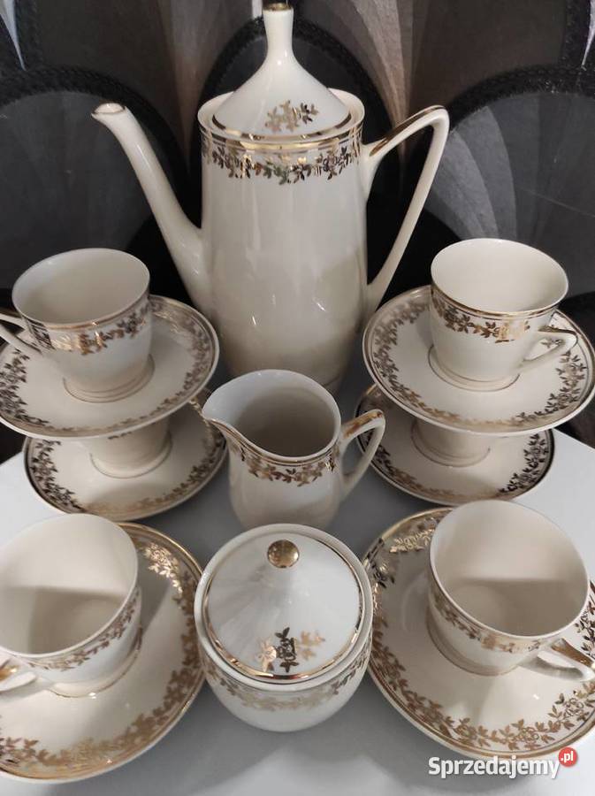 Serwis do kawy Opole porcelana Tułowice 6 osób