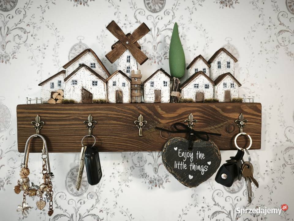 Wieszak na klucze dekoracja ścienna 34cm lubuskie Krosno Odrzańskie