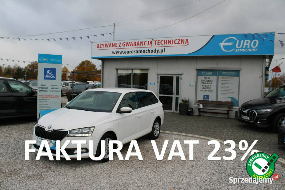 Skoda Fabia VAN VAT1Ambition Fvat Gwarancja biały Warszawa