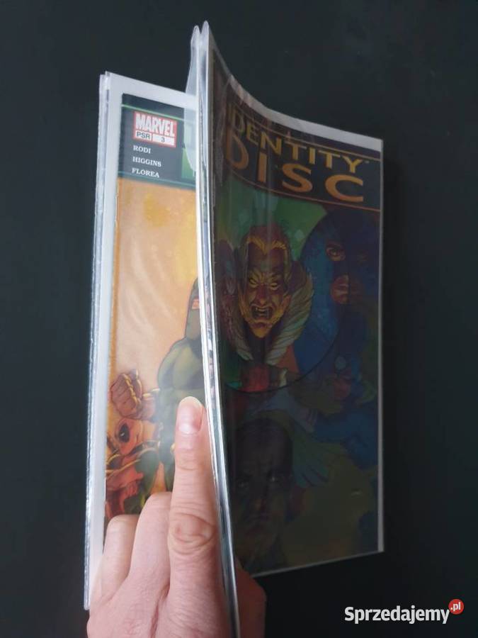Identity Disc 5 oryginalnych komiksów Marvel USA Gdynia