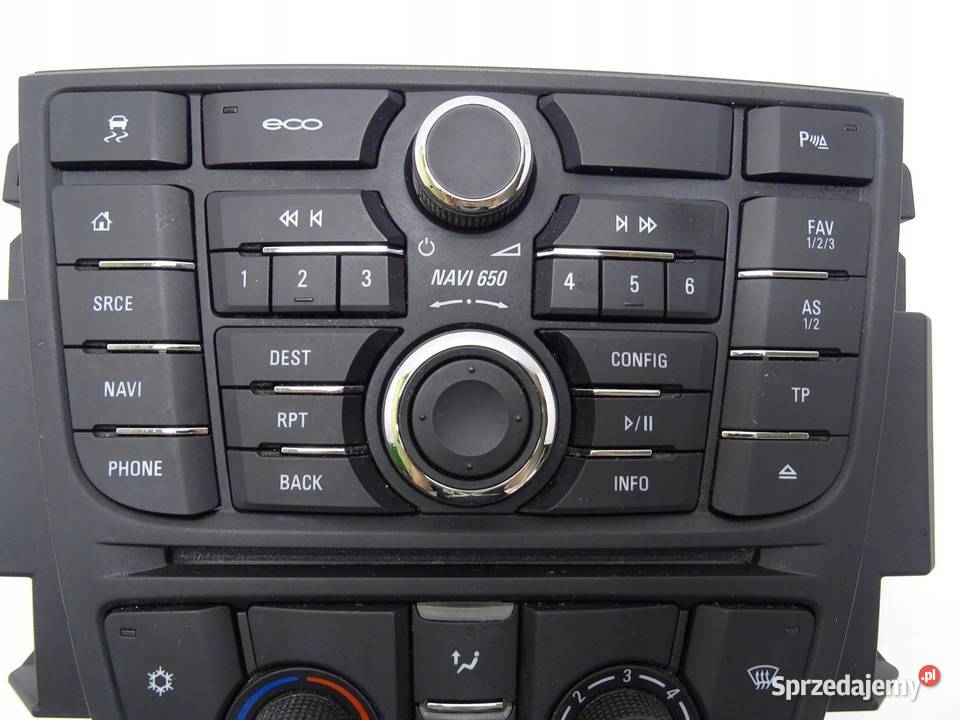 PANEL NAWIEWU STEROWANIA 13435154 OPEL ASTRA IV