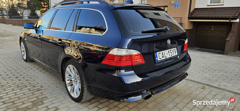Bmw E61 lift 2009r 20 benz stan wzorowy bogata Seria 5 Samochody osobowe Elbląg