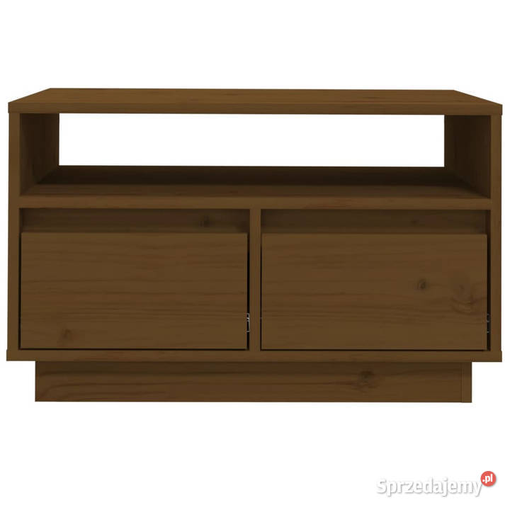 Szafka pod TV miodowy brąz 60x35x37 lite drewno Warszawa