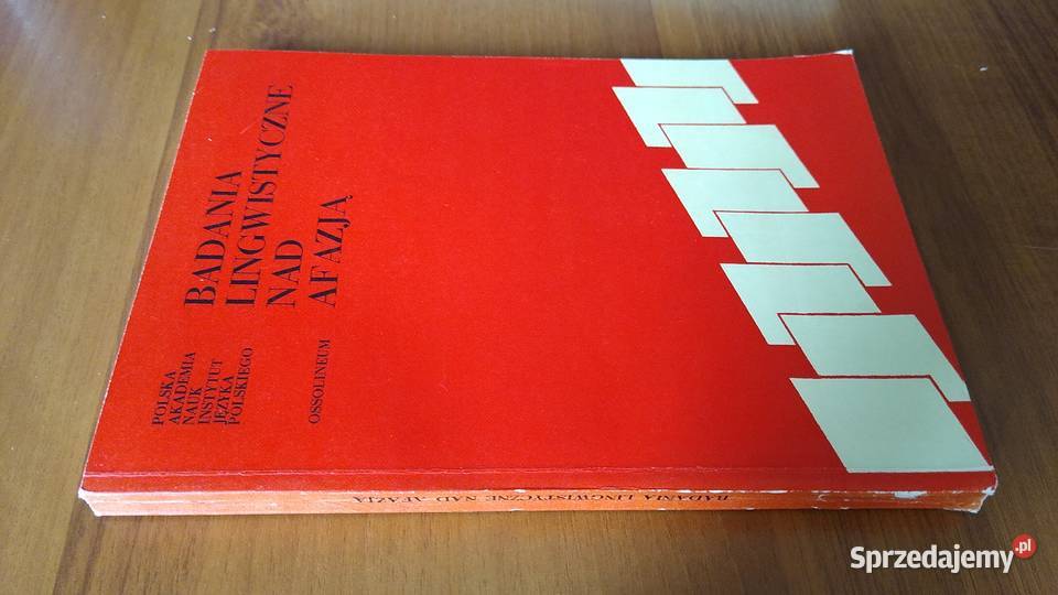 Badania lingwistyczne afazją Urbańczyk Rymut Gdańsk