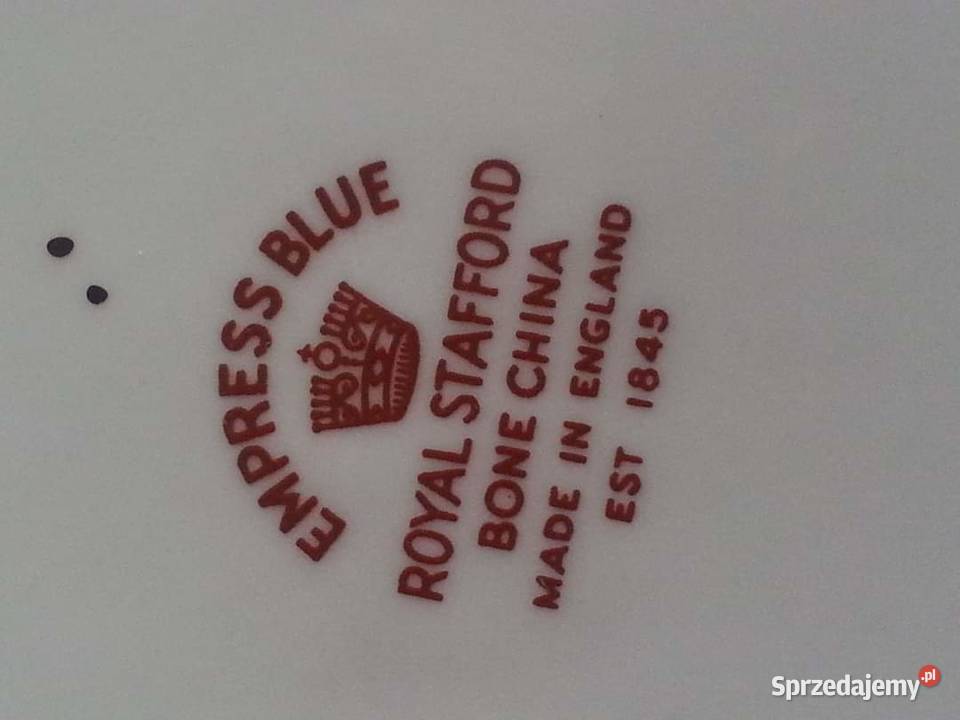 Paterka i 3 talerzyki Royal Staffordshire Made Gdańsk
